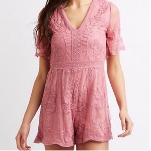 Boho Lace Romper